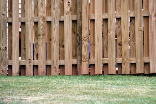 Shadowbox Style Fence